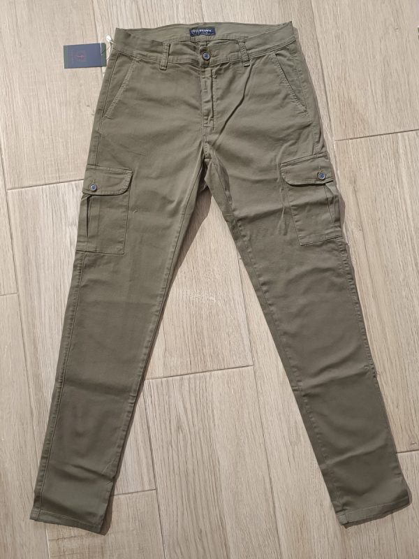 PANTALÓN CARGO J. BROWN VERDE MILITAR