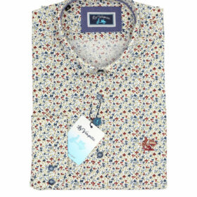 <title>Camisa La Vespita Flores Microestampada</title>