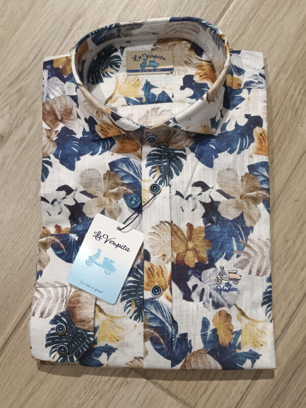 CAMISA LA VESPITA ESTAMPADO FLORES