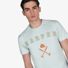CAMISETA RETRO HARPER AND NEYER TURQUESA
