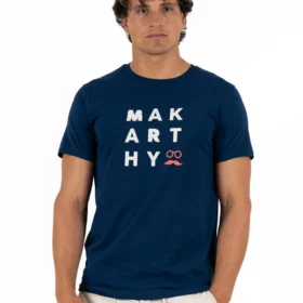 CAMISETA RIZO MAKARTHY AZUL MARINO