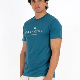 CAMISETA RESTLESS MAKARTHY AZUL PETRÓLEO