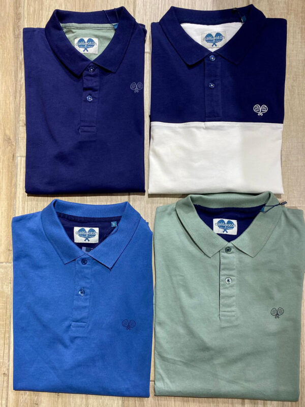 POLO MANGA LARGA OJAL & BOTÓN