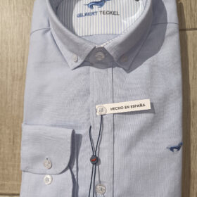 CAMISA GILBERT TECKEL CELESTE