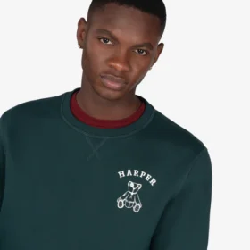 SUDADERA ARTHUR HARPER AND NEYER VERDE BOTELLA