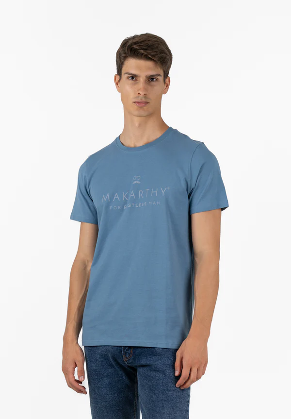 Camiseta New Restless Índigo | Algodón Premium | Rosso Náutica