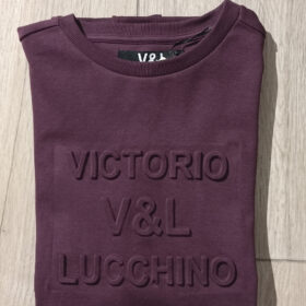SUDADERA VICTORIO & LUCCHINO BURDEOS