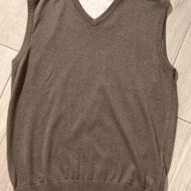 CHALECO PUNTO GILBERT TECKEL MARRÓN