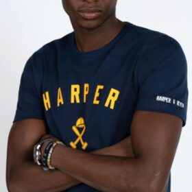 CAMISETA NEW ENGLAND NAVY BLUE DE HARPER AND NEYER