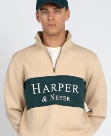 SUDADERA HALF ZIPPER MARYLAND