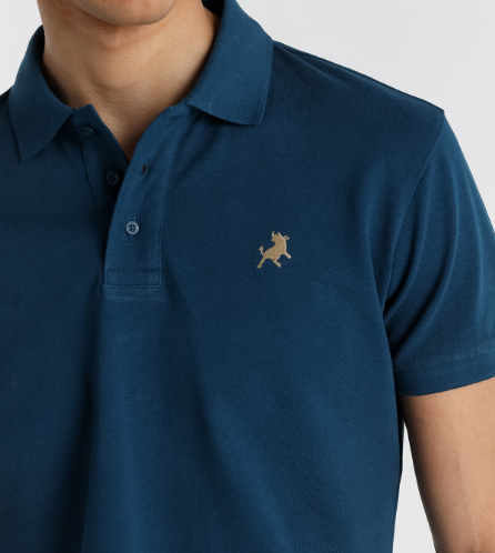 POLO LOGO BASICO DE LOIS AZUL