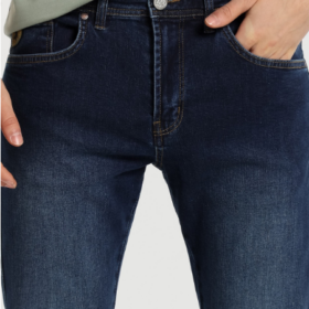 VAQUERO SKINNY CINTURA MEDIA MARVIN BOWIE AZUL DE LOIS